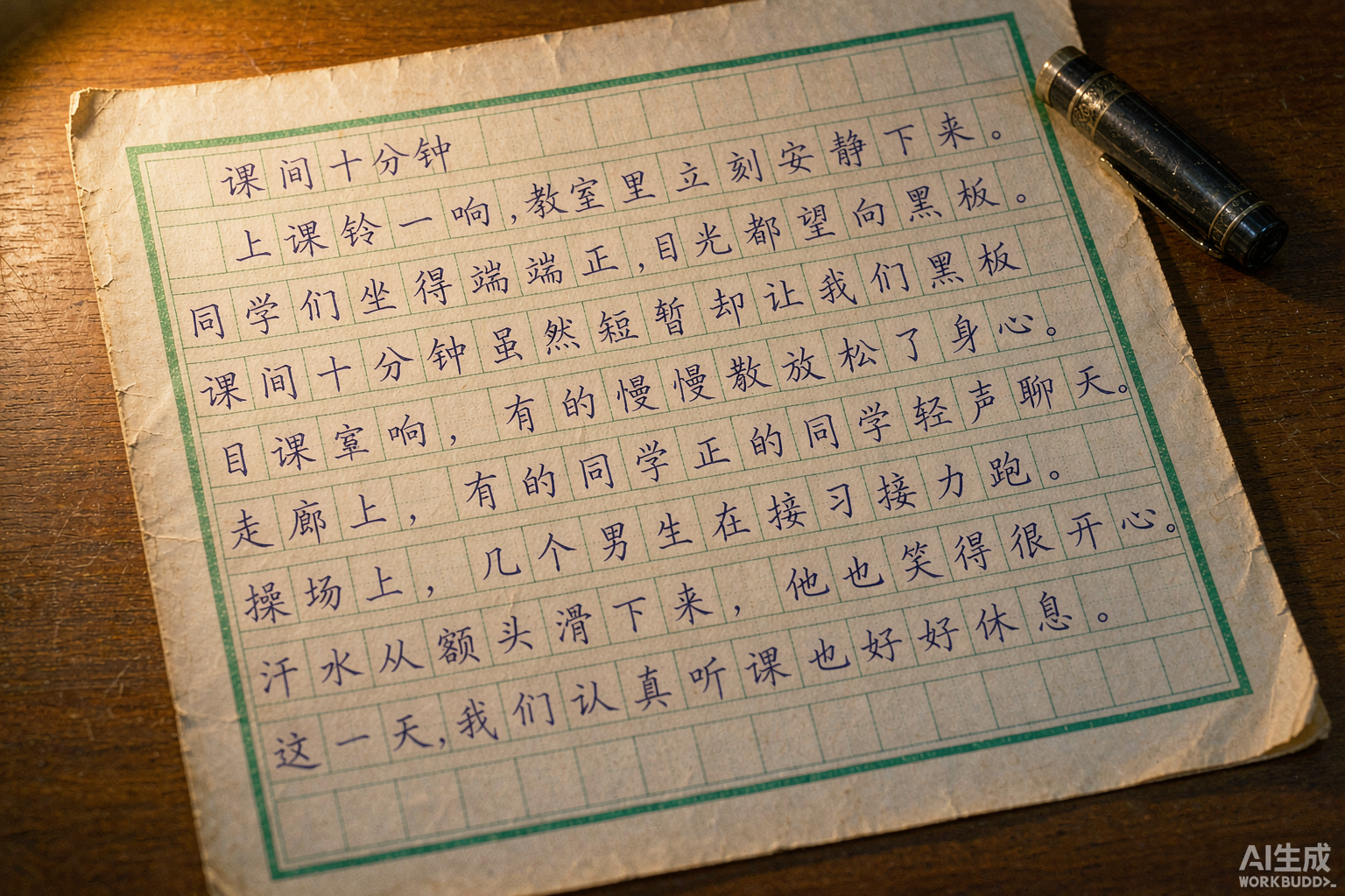 作文誊写 ·《我的暑假》600 字
